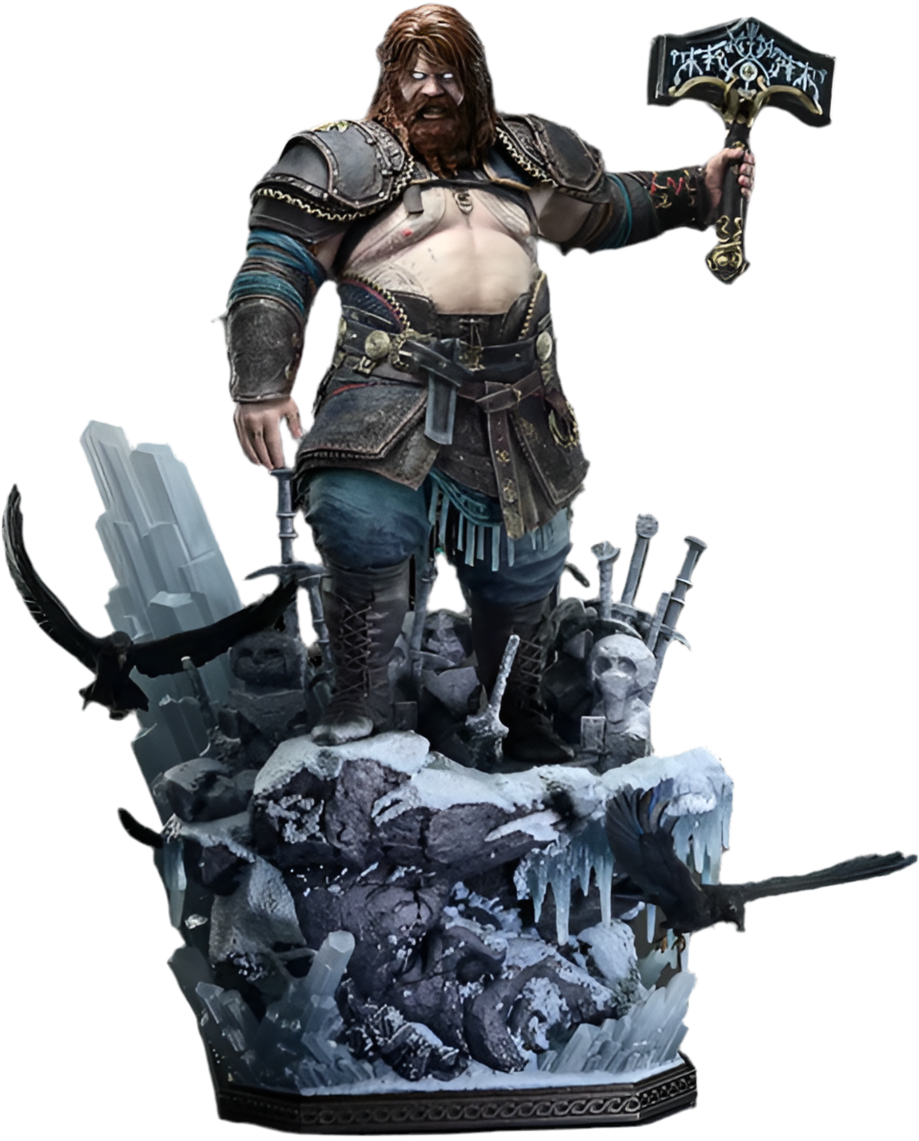 God of War: Ragnarok: Thor (Deluxe Ver.) (With Bonus): Real Elite Masterline: 1/3 Scale Limited Edition Statue