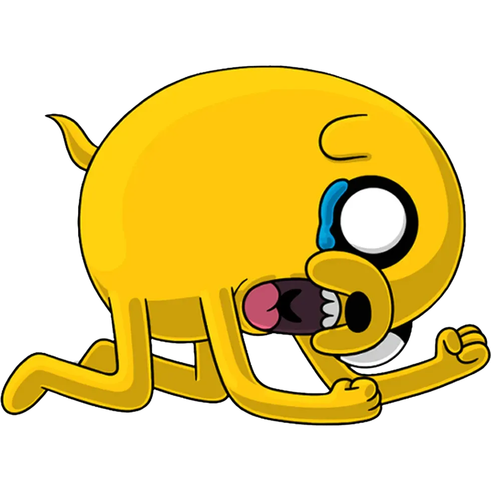 Adventure Time: Screaming Jake: Vinyl Figure - YouTooz Vinyl Figure