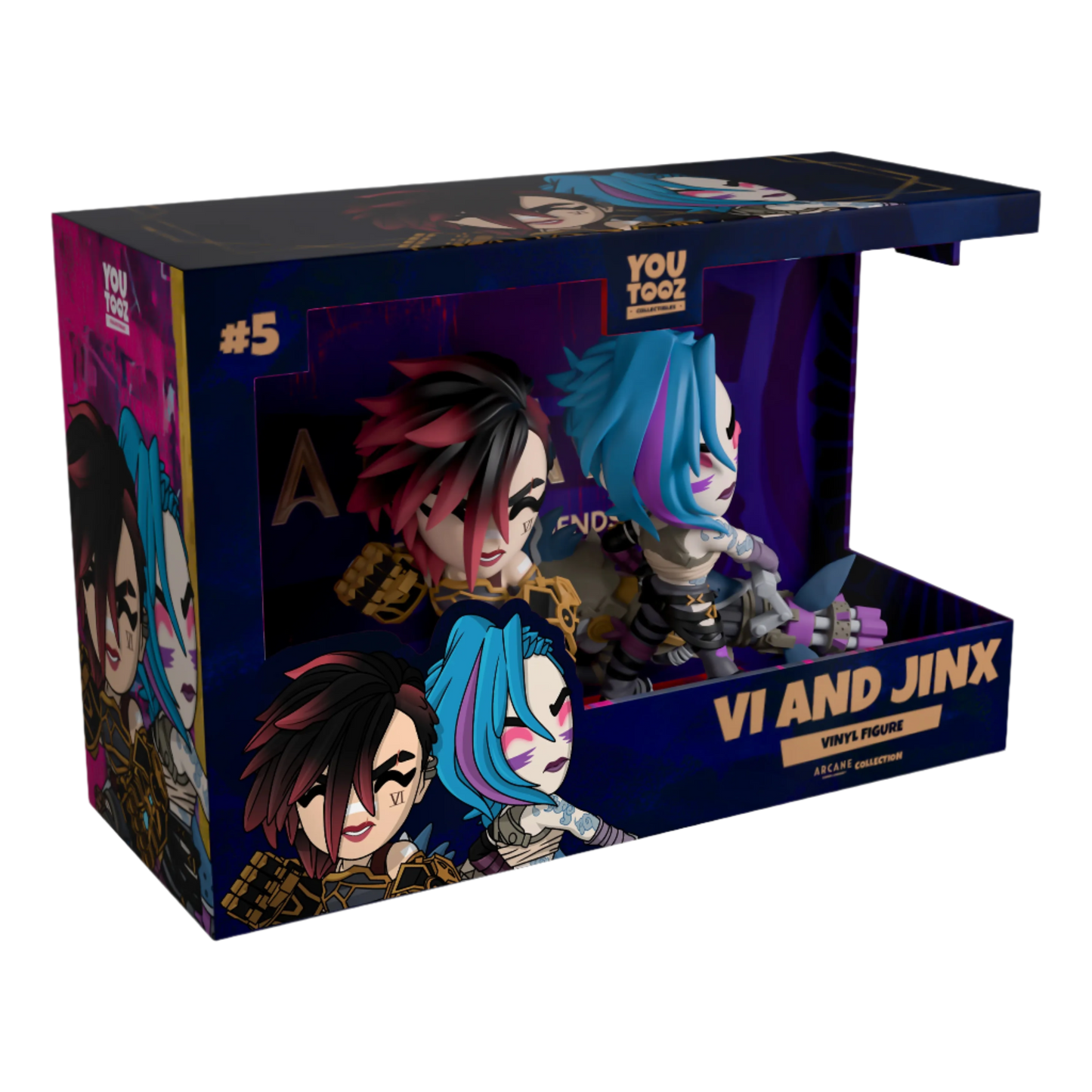 Arcane: Arcane: Vi & Jinx: Vinyl Figure - YouTooz Vinyl Figure