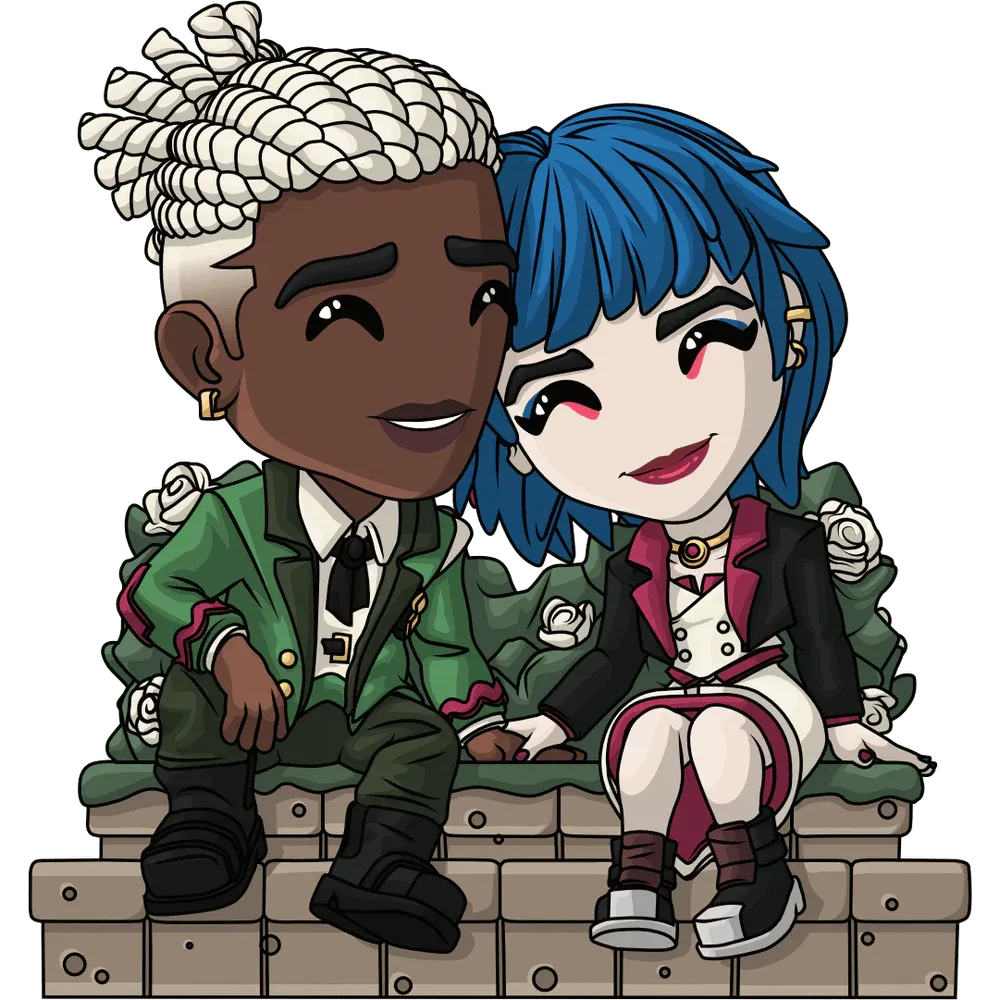 Arcane: Ekko and Powder: Vinyl Figure - YouTooz Vinyl Figure