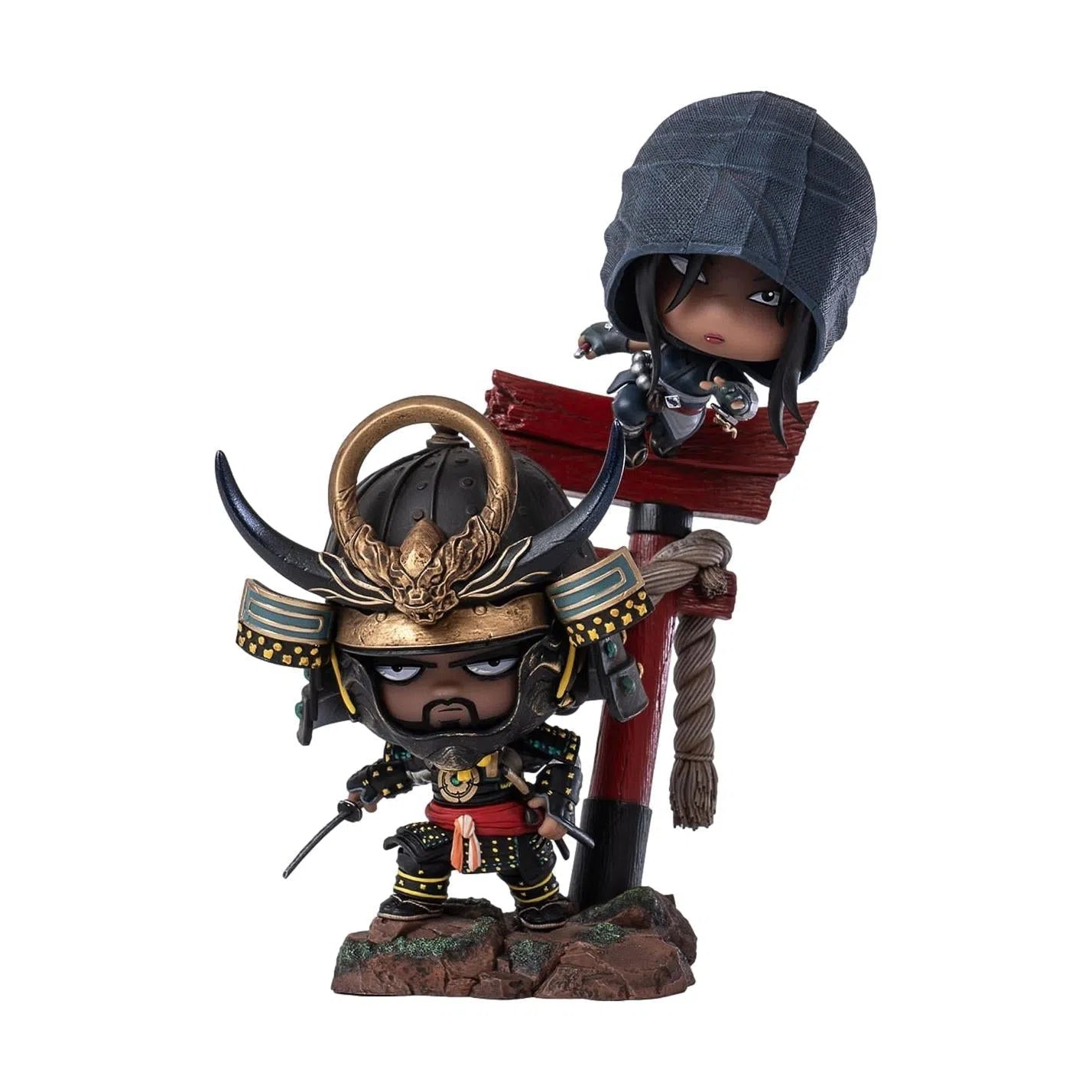 Pure Arts Assassin's Creed: Shadows: Qlectors Yasuke & Naoe: PVC