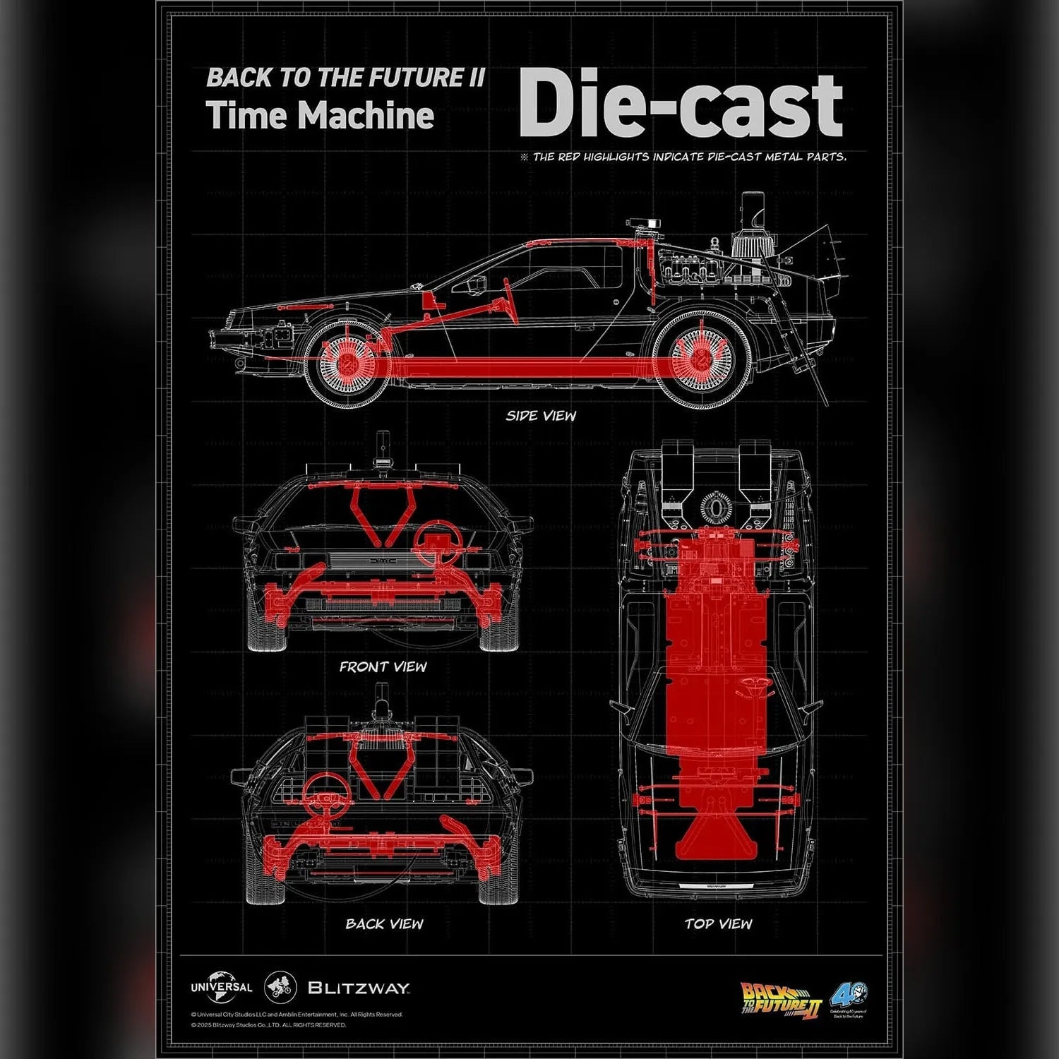 Back to the Future Part II: DeLorean Time Machine: Blitzway - Blitzway Action Figure