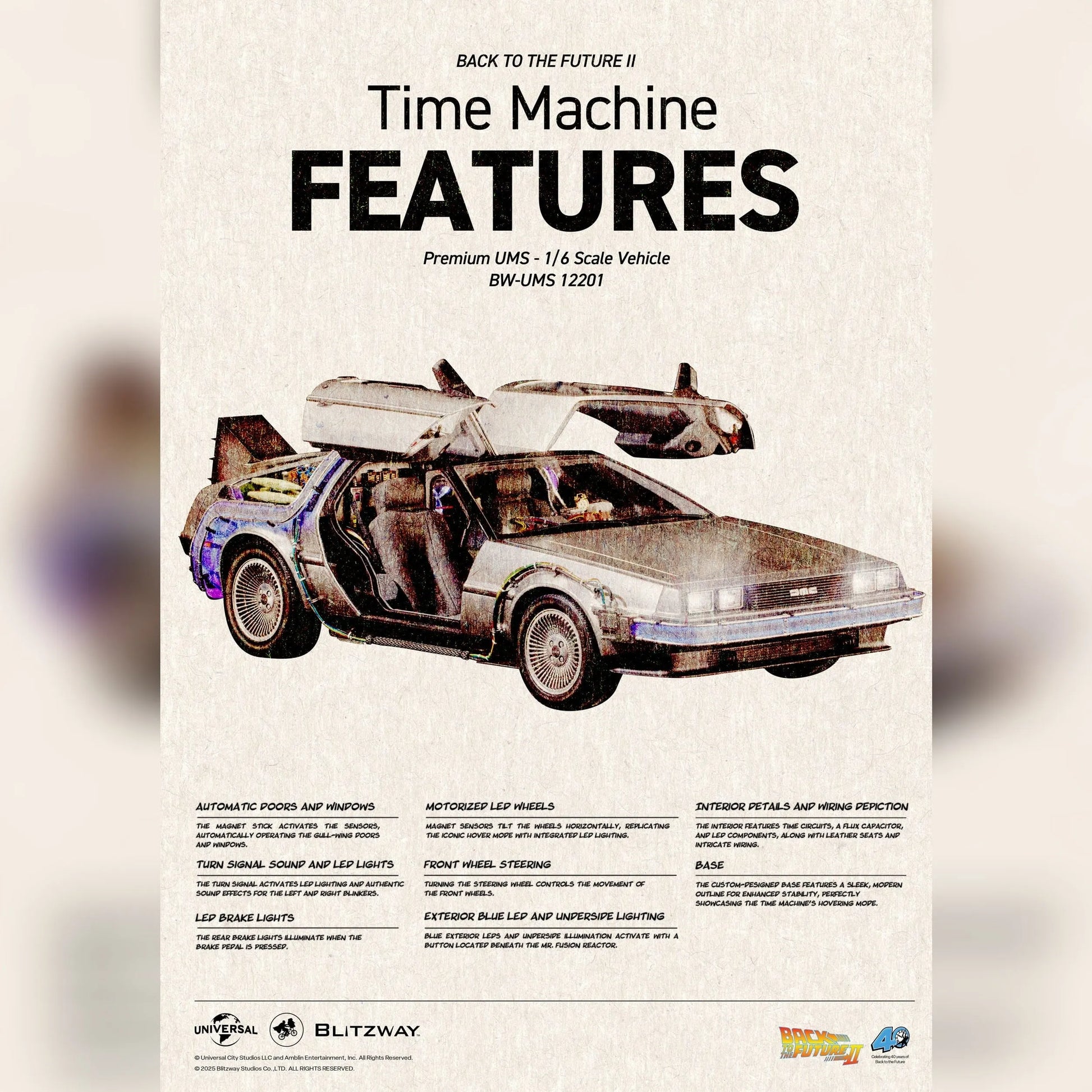 Back to the Future Part II: DeLorean Time Machine: Blitzway - Blitzway Action Figure