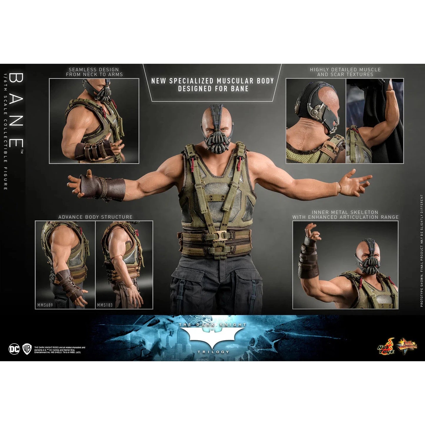 Bane: Batman: The Dark Knight Trilogy: MMS689 Hot Toys