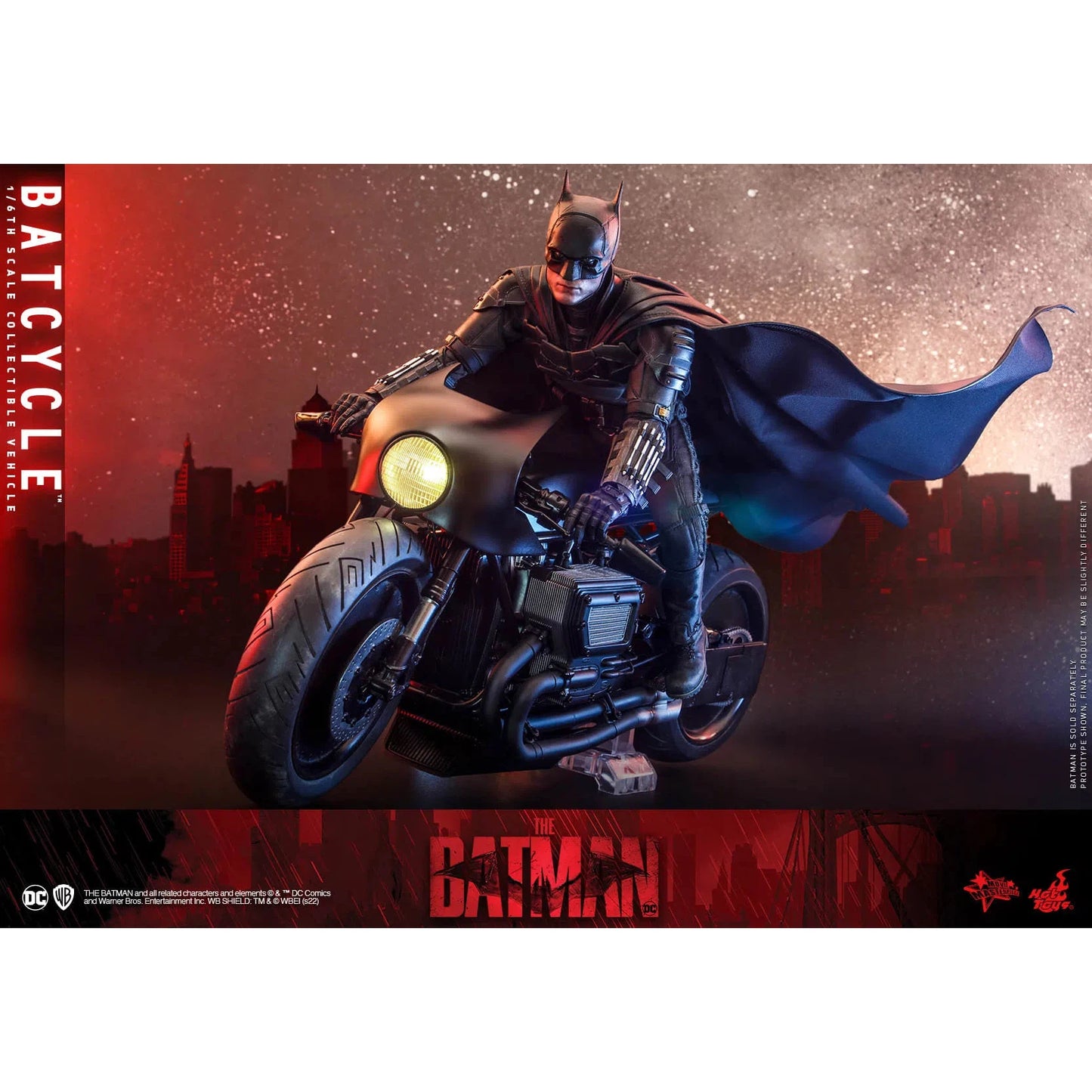 Batcycle: The Batman: DC Comics: MMS642 - Hot Toys Action Figure