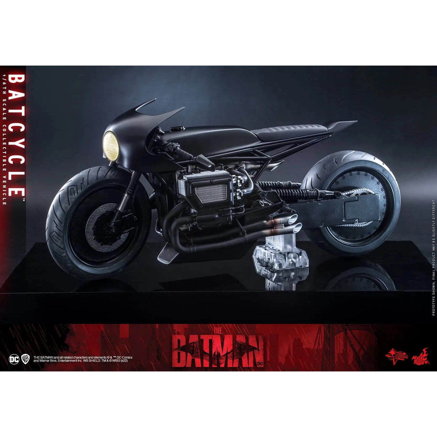 Batcycle: The Batman: DC Comics: MMS642 - Hot Toys Action Figure
