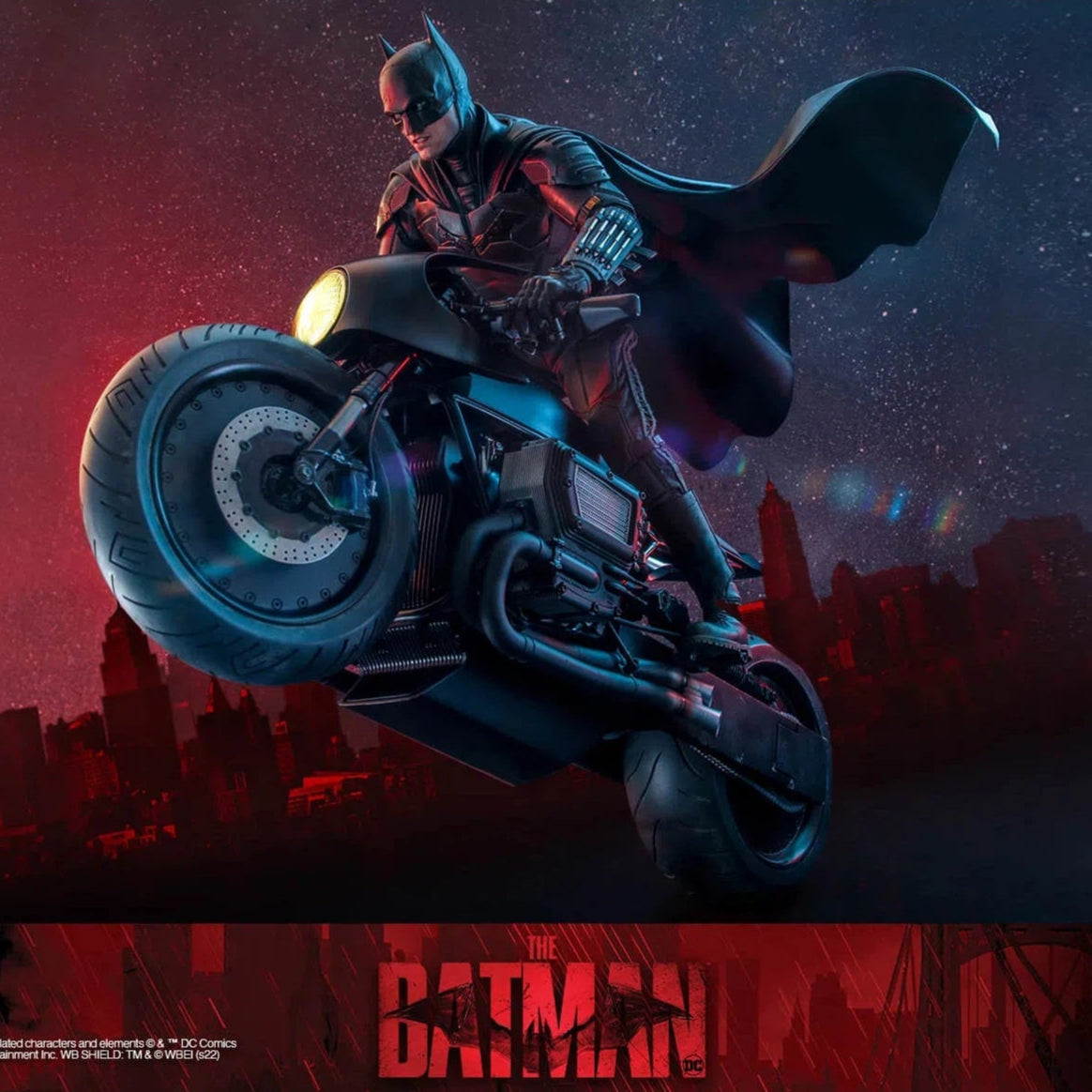 Batcycle: The Batman: DC Comics: MMS642 - Hot Toys Action Figure