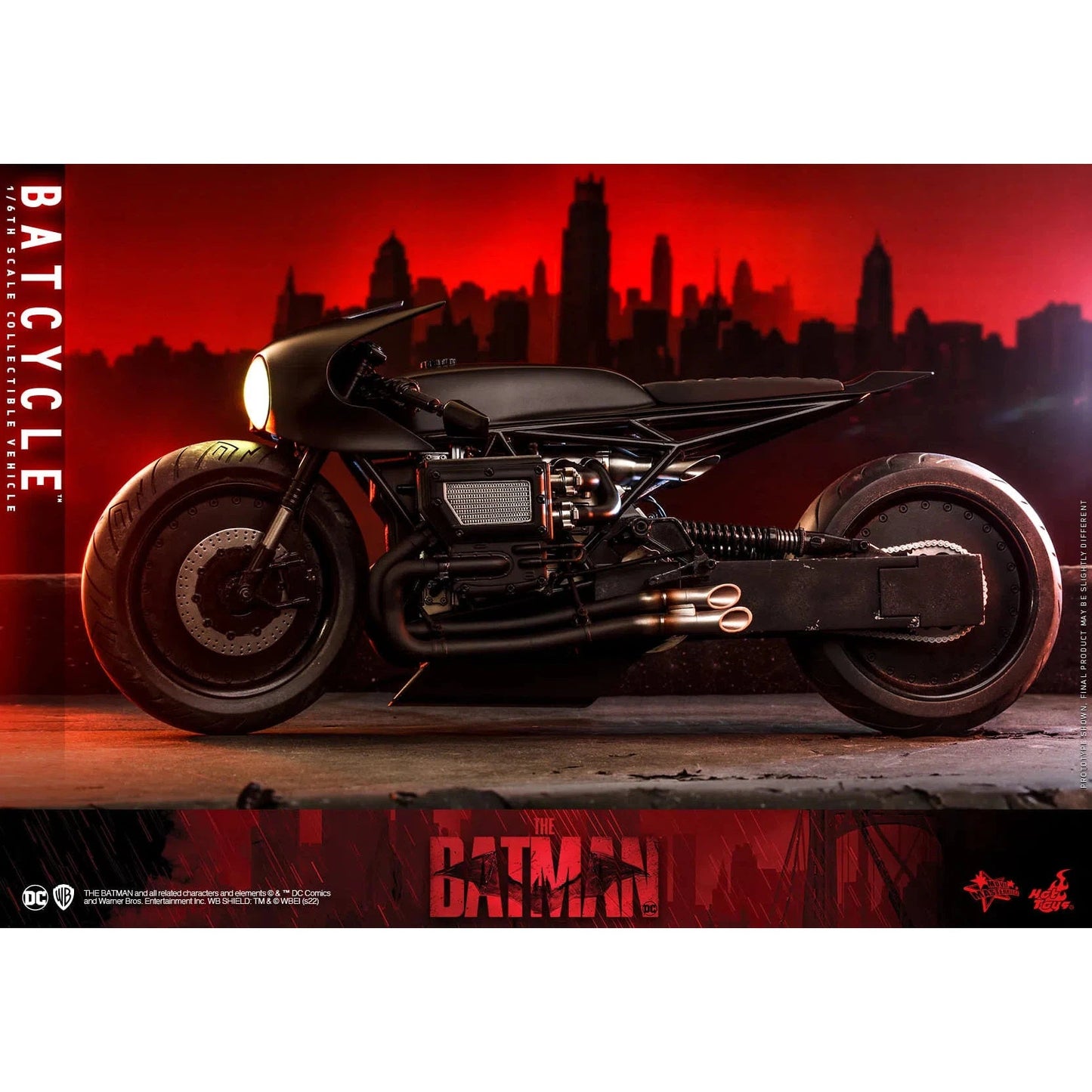 Batcycle: The Batman: DC Comics: MMS642 - Hot Toys Action Figure