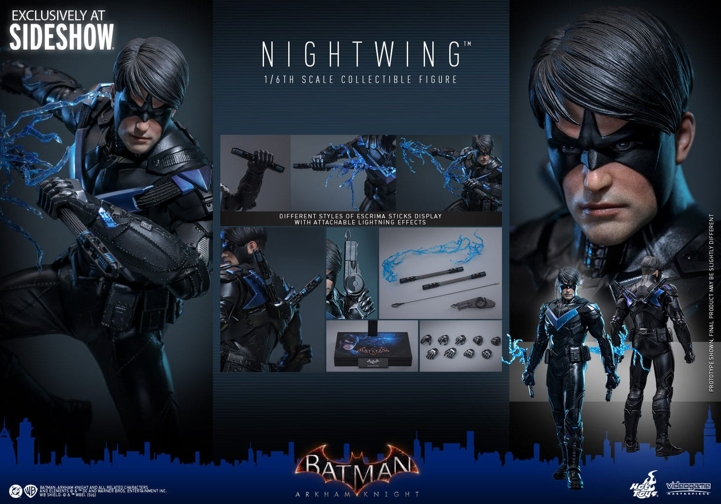 Batman: Arkham Knight: Nightwing: 1/6th Action Figure - Hot Toys Action Figures
