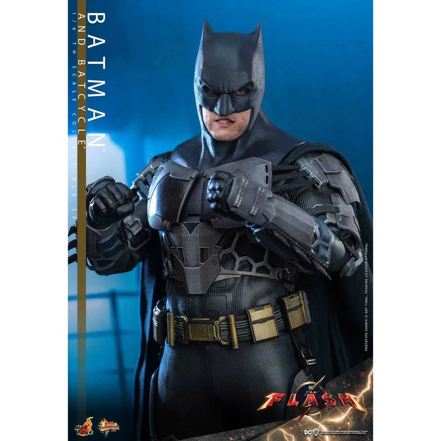 Batman & Batcycle: The Flash: Dc Comics - Hot Toys Action Figure