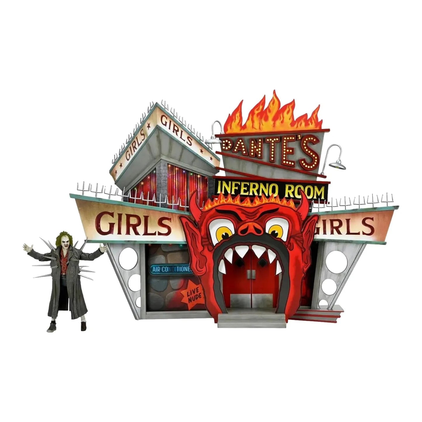 Beetlejuice (1988): Inferno Room Diorama Deluxe Set & Figure: 7" Action Figure Set: Neca - Neca Action Figure