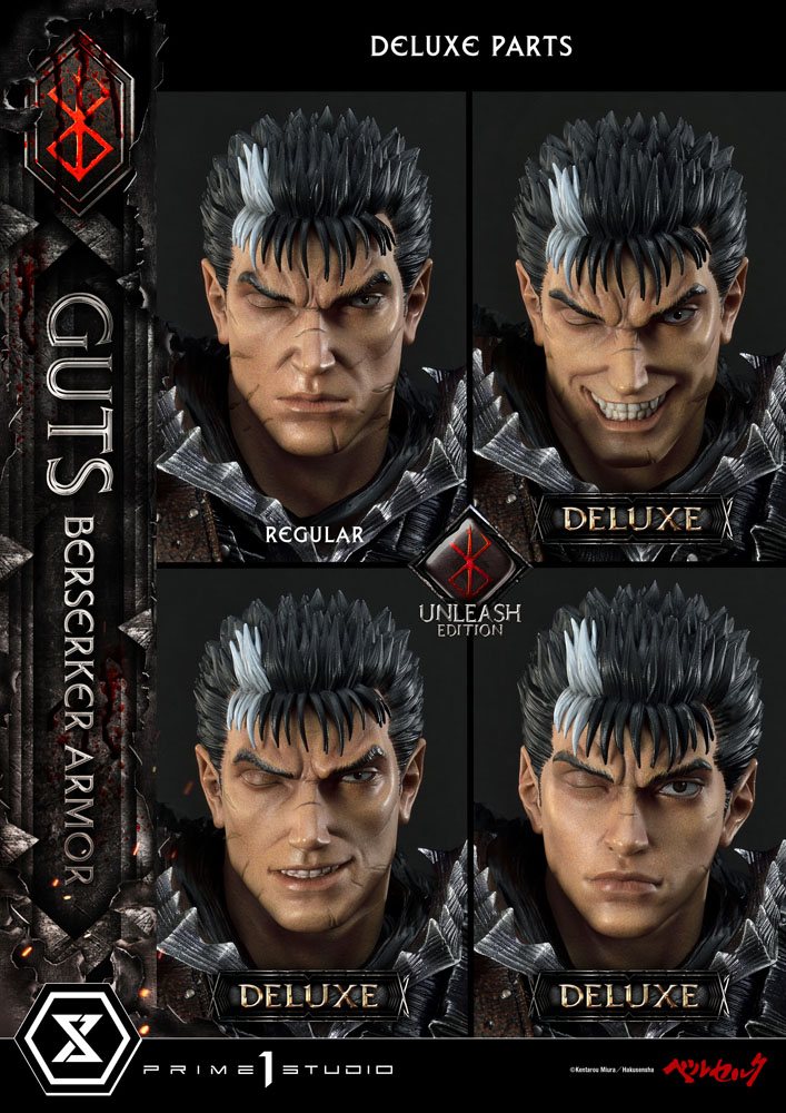 Berserk Statue 1/4 Guts Berserker Armor Unleash Edition Deluxe Version 91 cm - Prime 1 Studio Statues