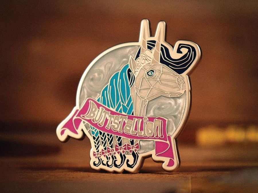 Borderlands Butt Stallion Limited Edition Pin Badge - FaNaTtiK Pin Badge