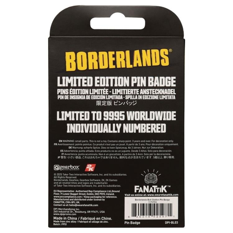 Borderlands Butt Stallion Limited Edition Pin Badge - FaNaTtiK Pin Badge