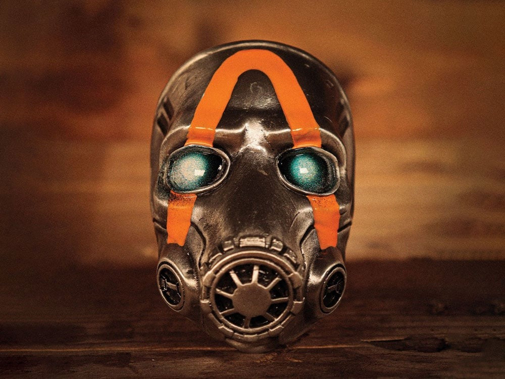 Borderlands Metal Bandit Mask Replica Limited Edition - FaNaTtik Desktop Collectible