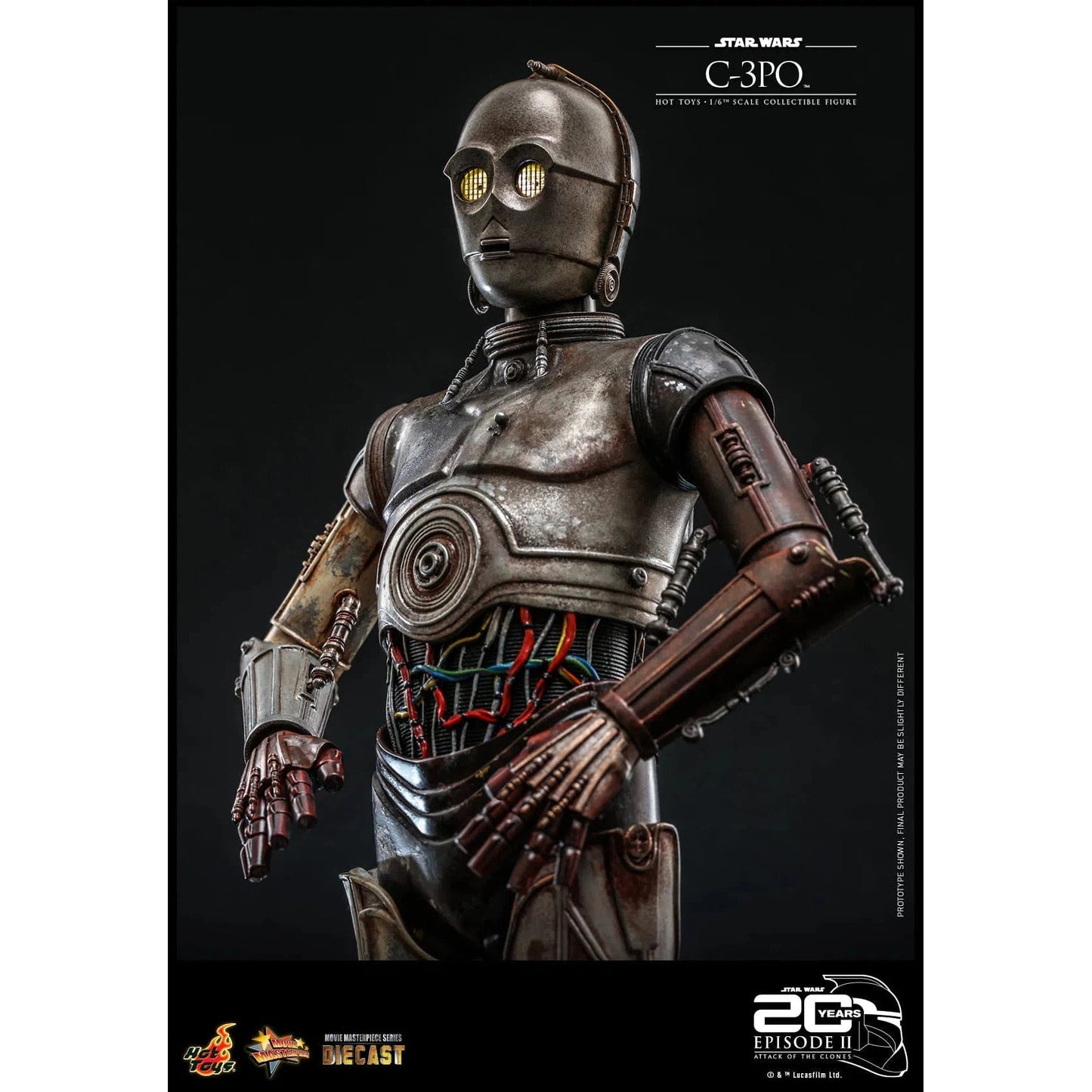 C-3PO: Star Wars: Attack Of The Clones: MMS650D46 - Hot Toys Action Figure