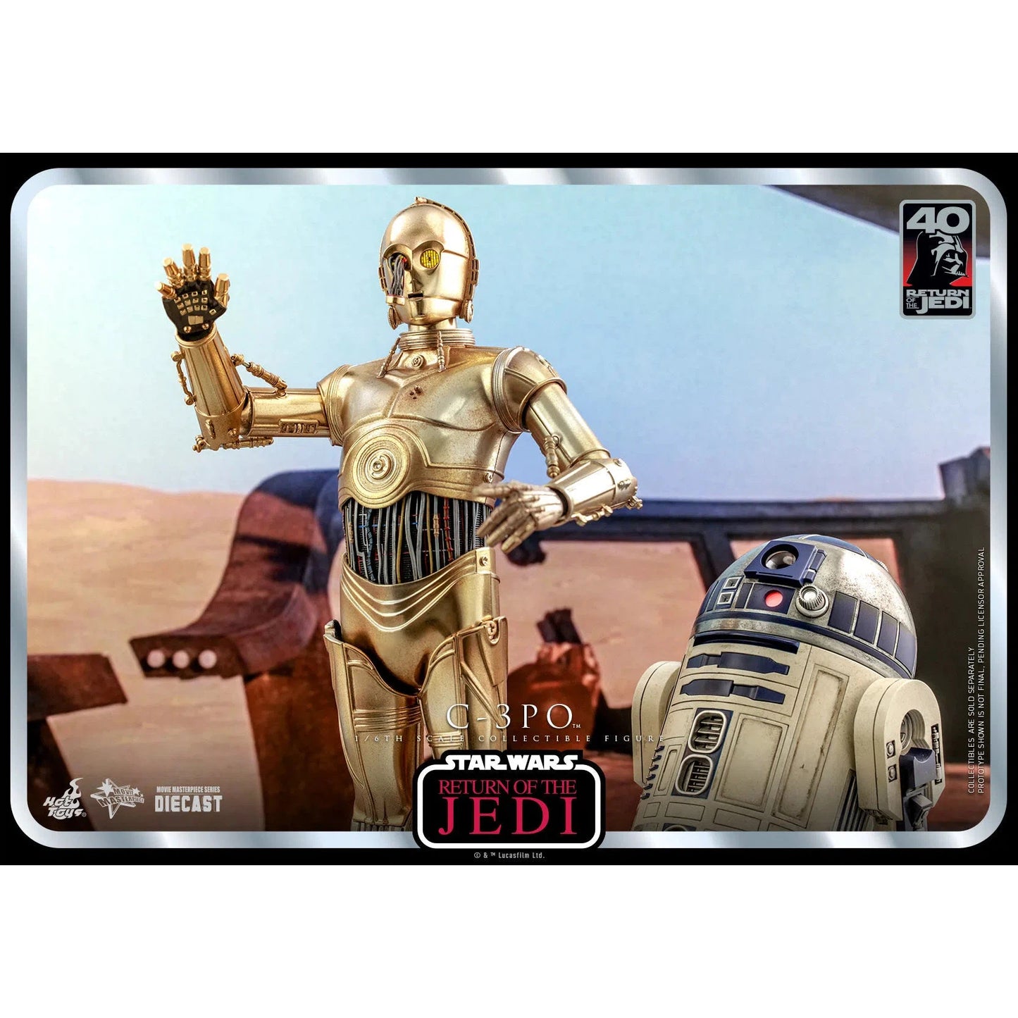 C-3PO: Star Wars: Return Of The Jedi: 40th Anniversary - Hot Toys Action Figure