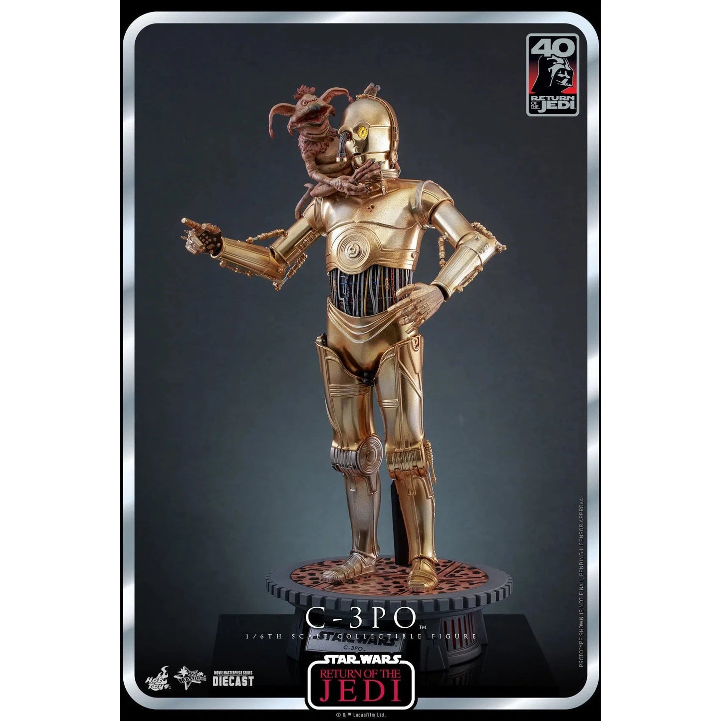 C-3PO: Star Wars: Return Of The Jedi: 40th Anniversary - Hot Toys Action Figure