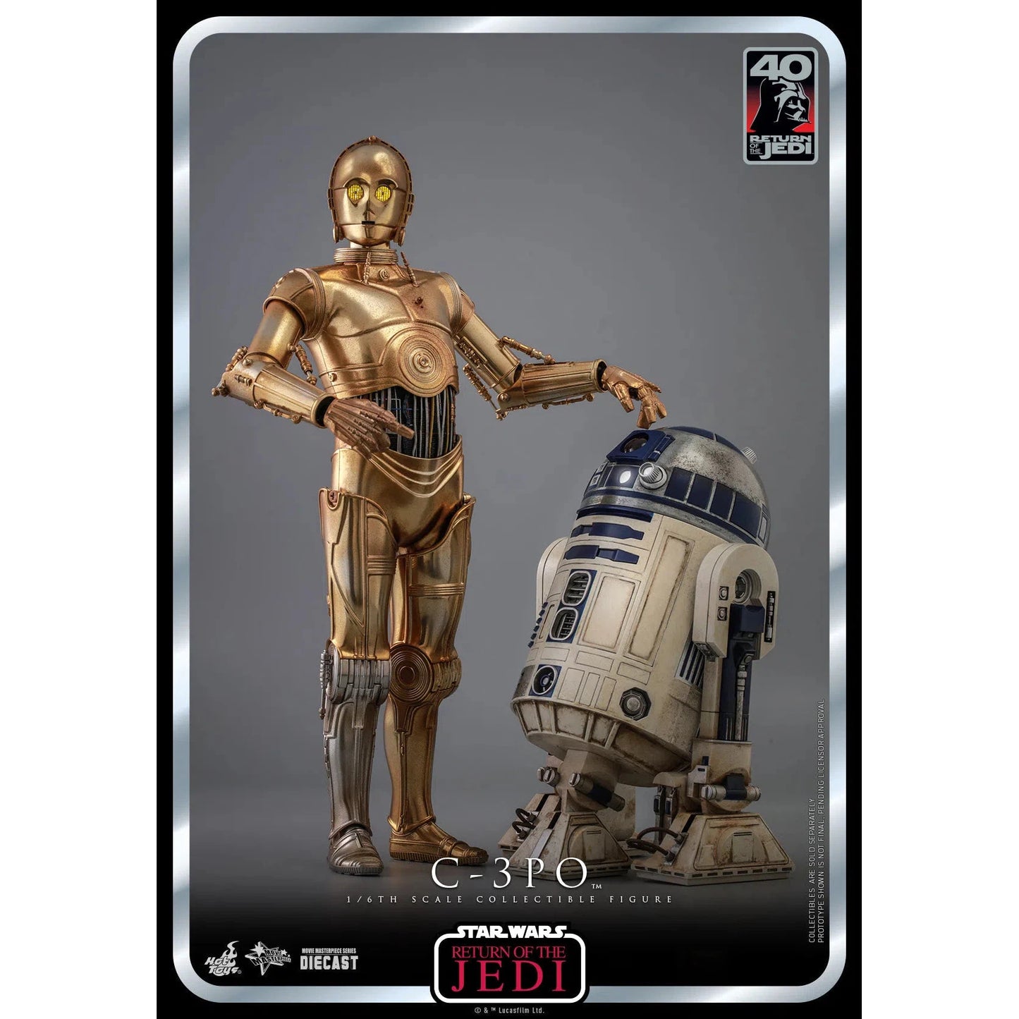 C-3PO: Star Wars: Return Of The Jedi: 40th Anniversary - Hot Toys Action Figure