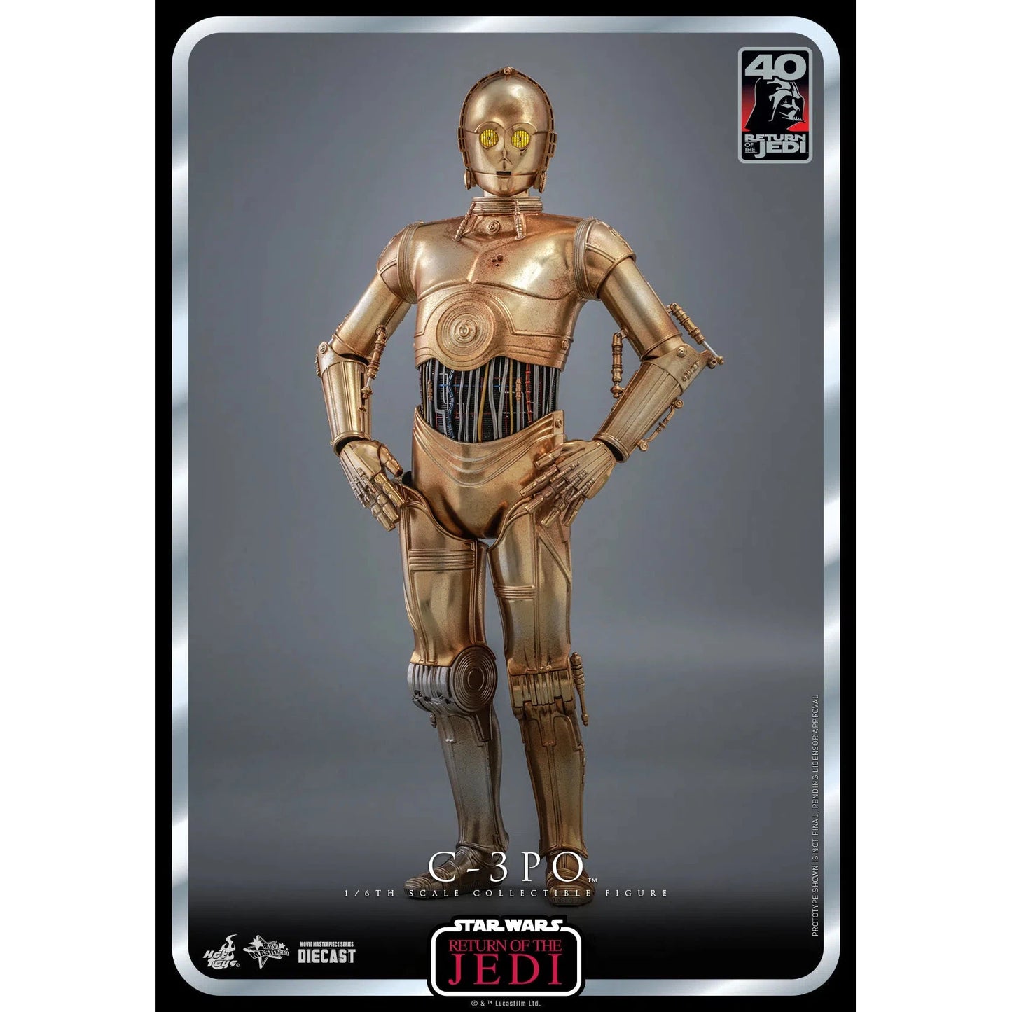C-3PO: Star Wars: Return Of The Jedi: 40th Anniversary - Hot Toys Action Figure