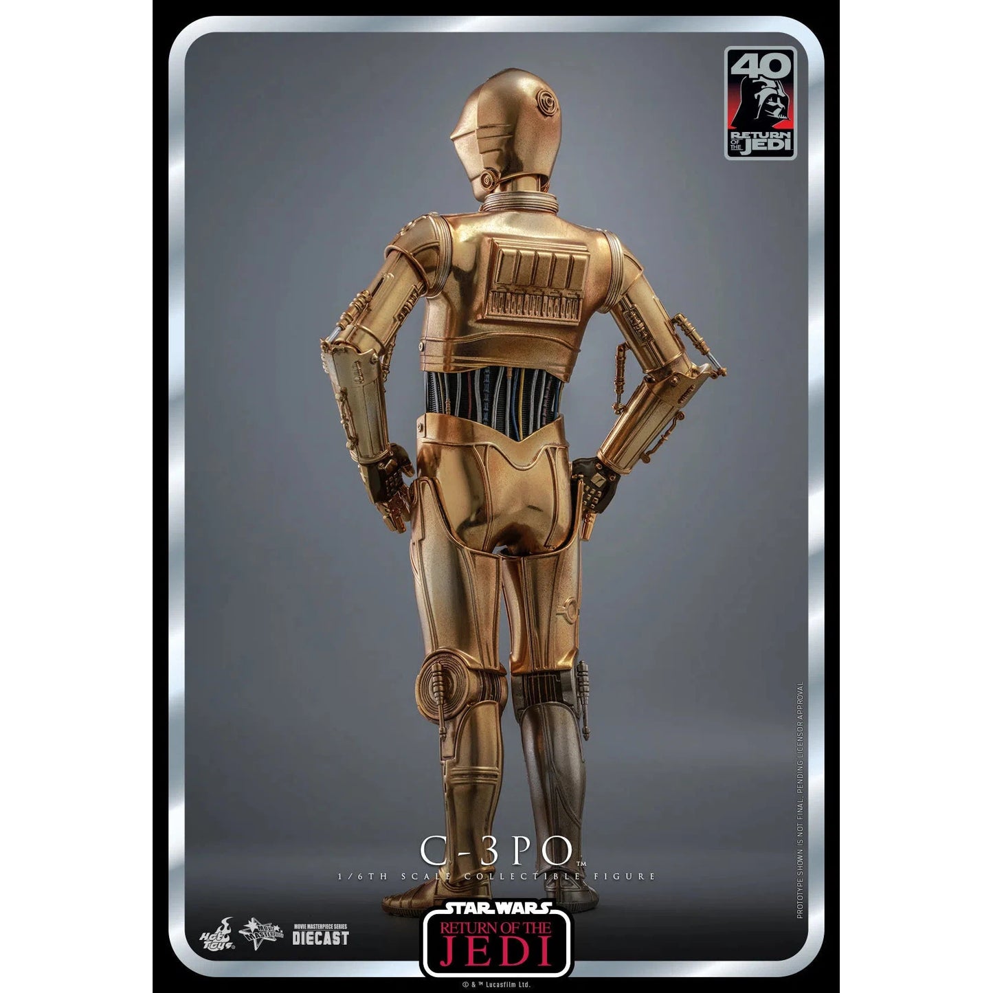 C-3PO: Star Wars: Return Of The Jedi: 40th Anniversary - Hot Toys Action Figure