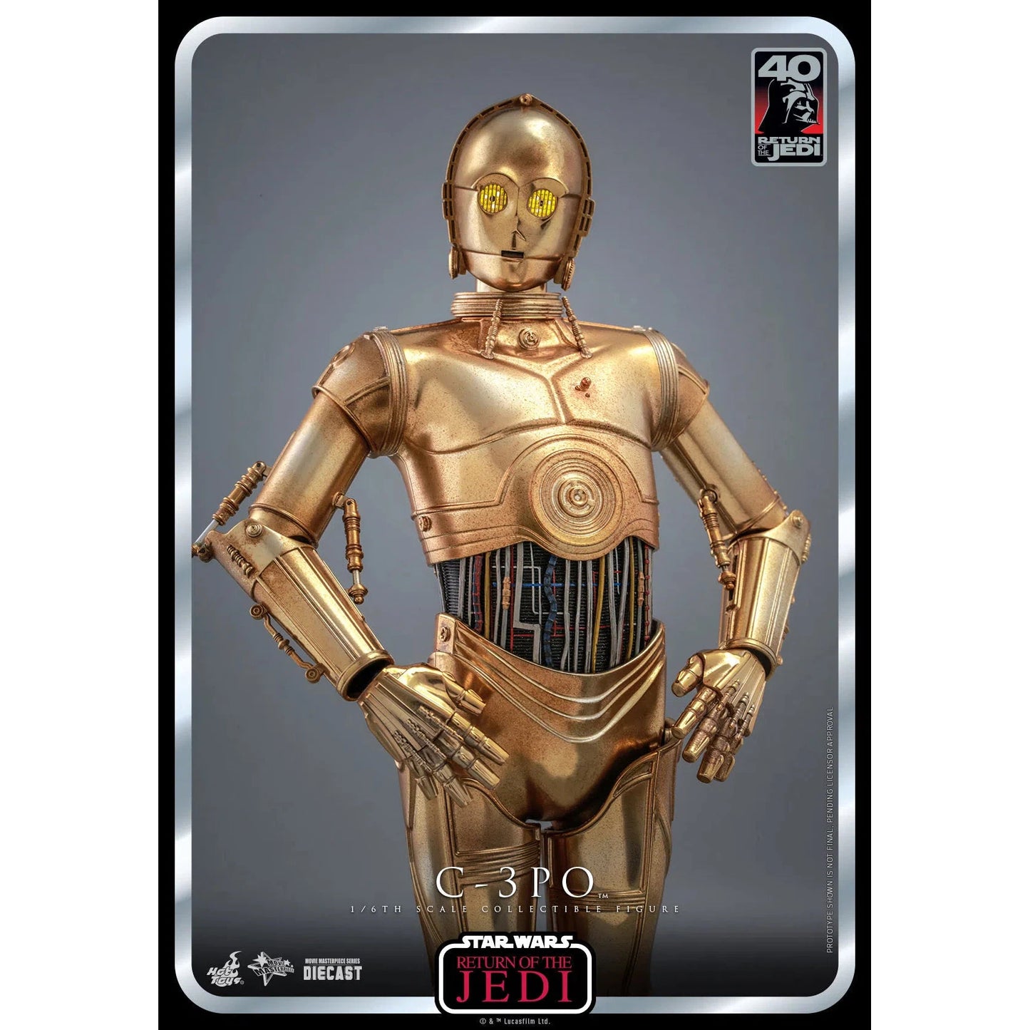 C-3PO: Star Wars: Return Of The Jedi: 40th Anniversary - Hot Toys Action Figure