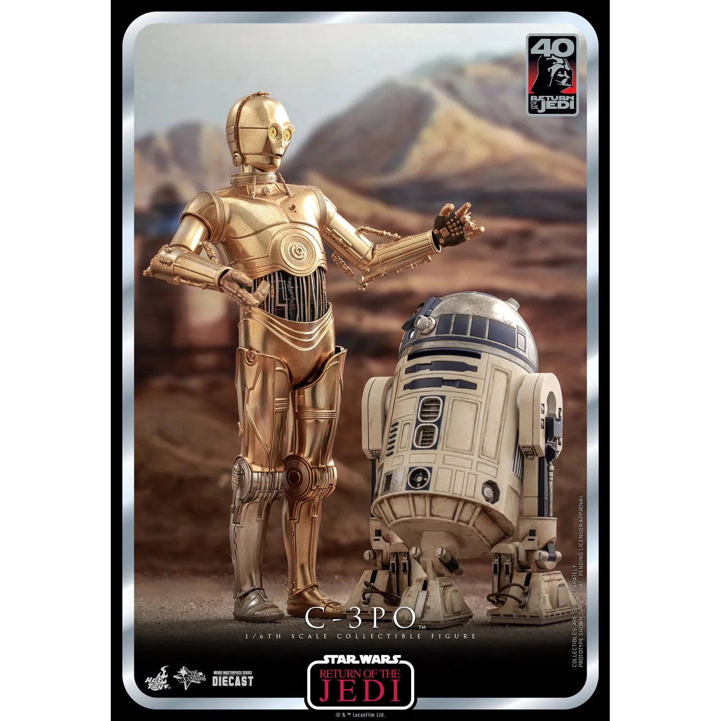 C-3PO: Star Wars: Return Of The Jedi: 40th Anniversary - Hot Toys Action Figure