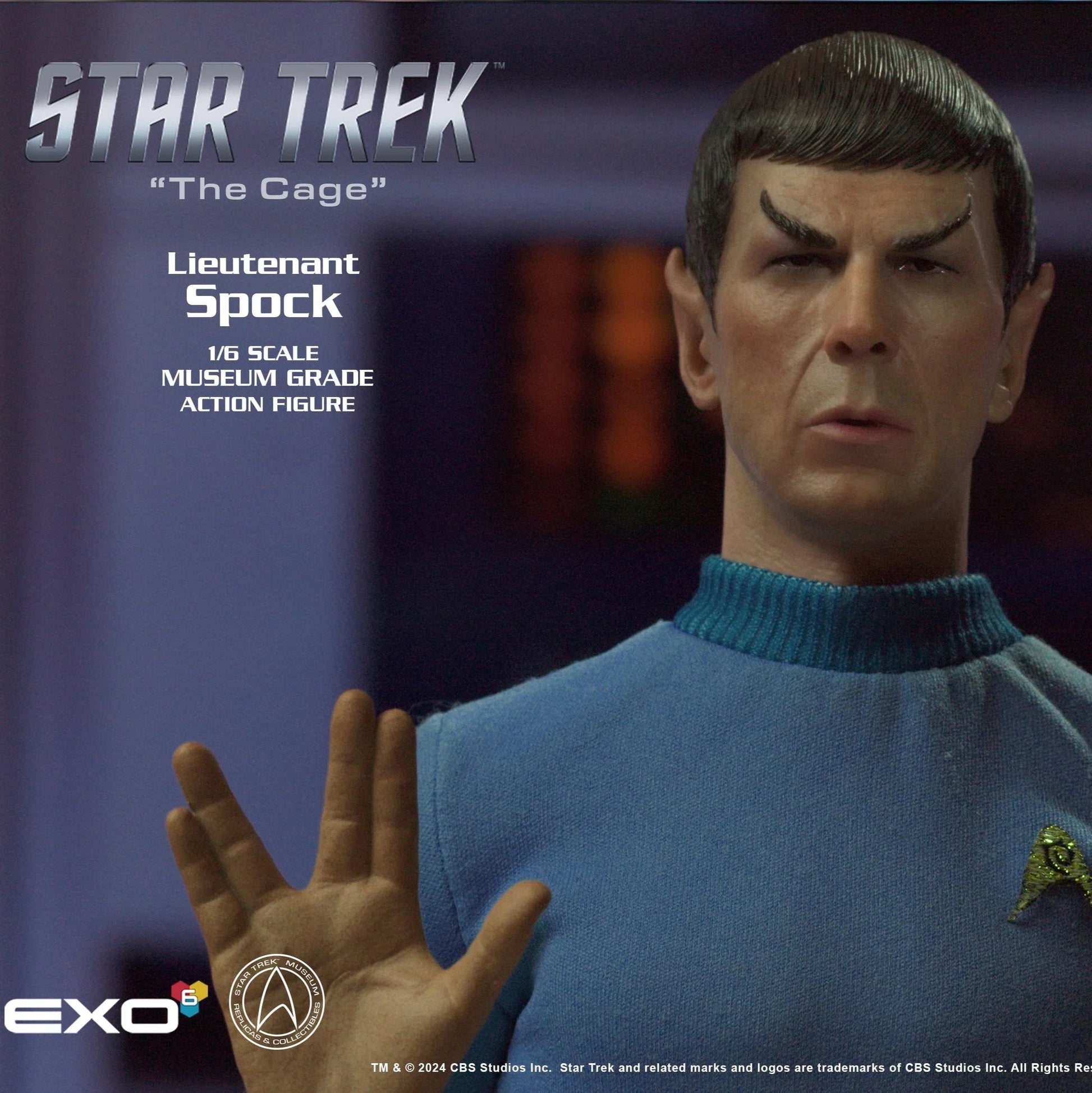 Cage Spock: Star Trek: The Original Series: Sixth Scale - EXO-6 Action Figure