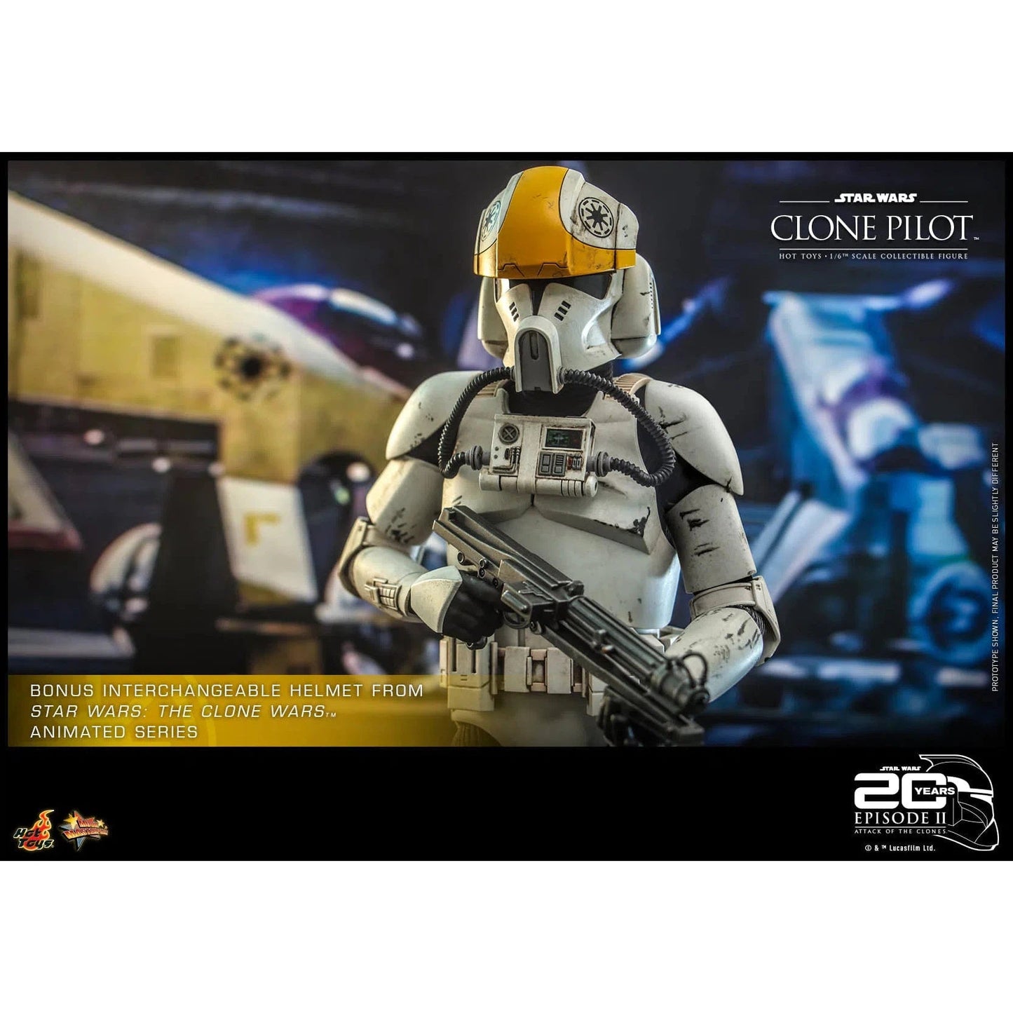 Clone Pilot: Star Wars: Attack Of The Clones: MMS648 - Hot Toys Action Figure