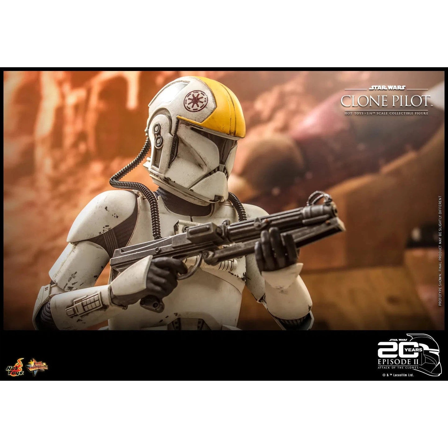 Clone Pilot: Star Wars: Attack Of The Clones: MMS648 - Hot Toys Action Figure
