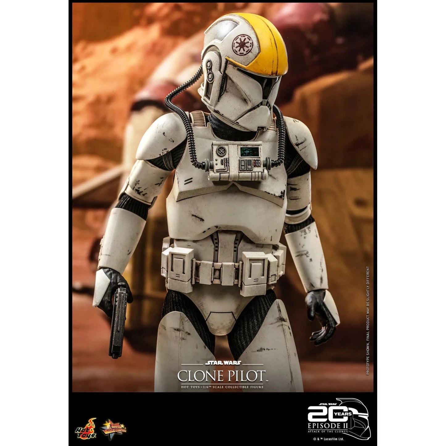 Clone Pilot: Star Wars: Attack Of The Clones: MMS648 - Hot Toys Action Figure