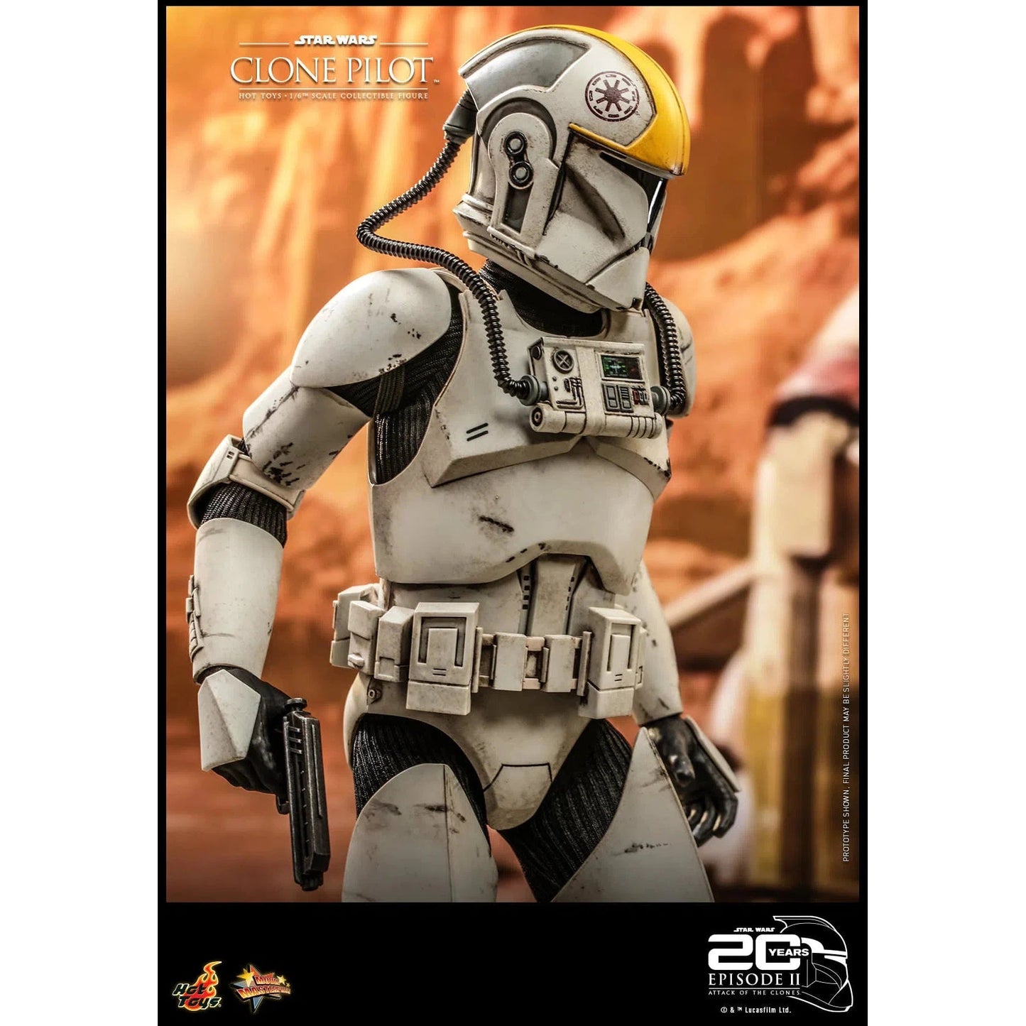 Clone Pilot: Star Wars: Attack Of The Clones: MMS648 - Hot Toys Action Figure
