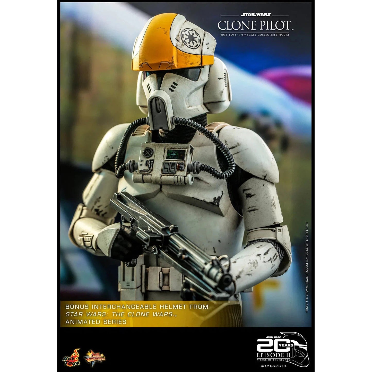 Clone Pilot: Star Wars: Attack Of The Clones: MMS648 - Hot Toys Action Figure