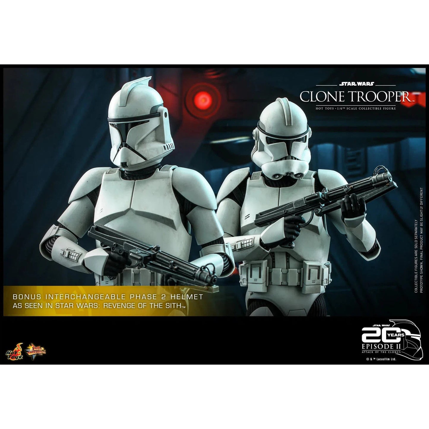 Clone Trooper: Star Wars: Attack Of The Clones: MMS647 - Hot Toys Action Figure