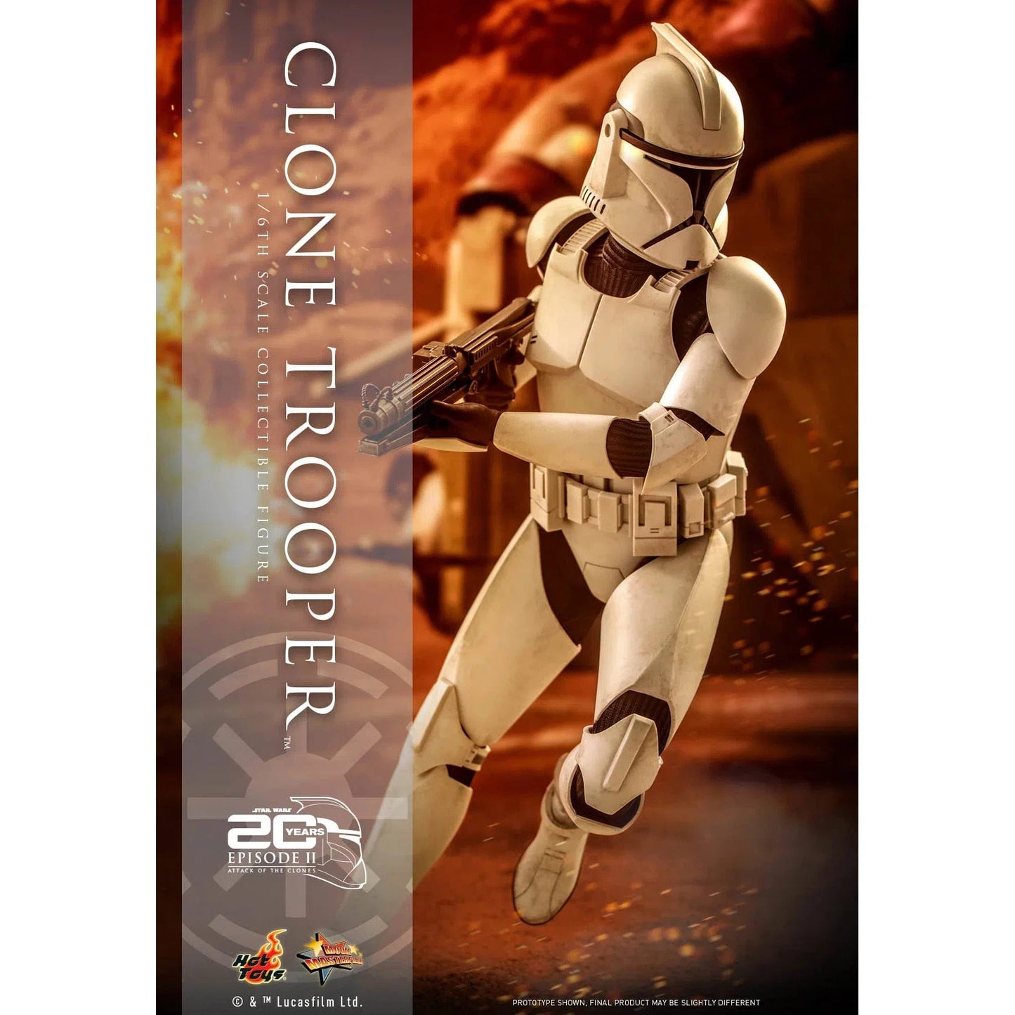 Clone Trooper: Star Wars: Attack Of The Clones: MMS647 - Hot Toys Action Figure