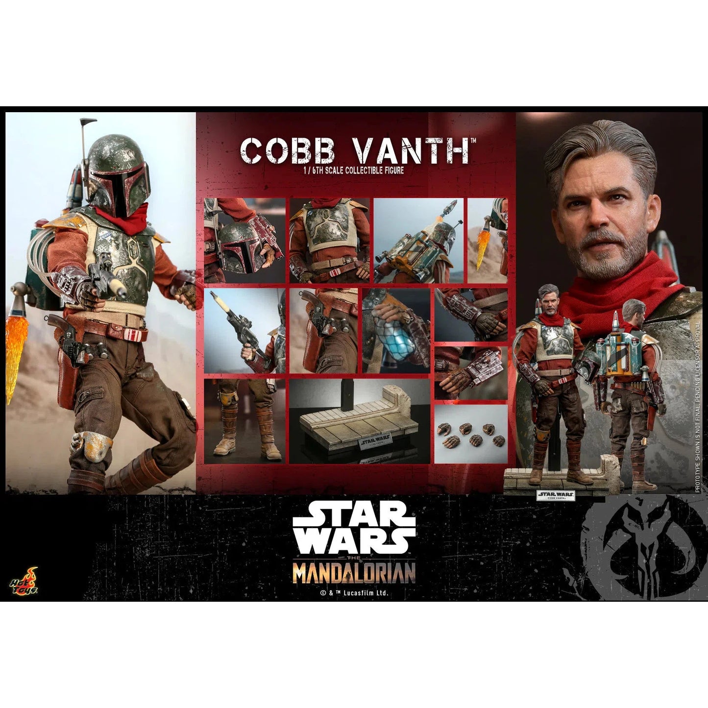 Cobb Vanth: Star Wars: The Mandalorian - Hot Toys Action Figures