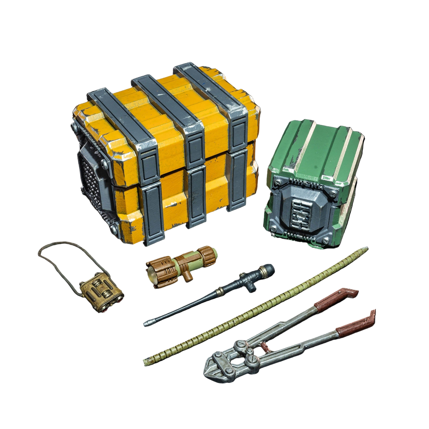 Cosmic Legions: OxKrewe Book Two Harrow Zone Action Figure Accessory Wasteland Survival Set - Four Horsemen Action Figure: Accessories