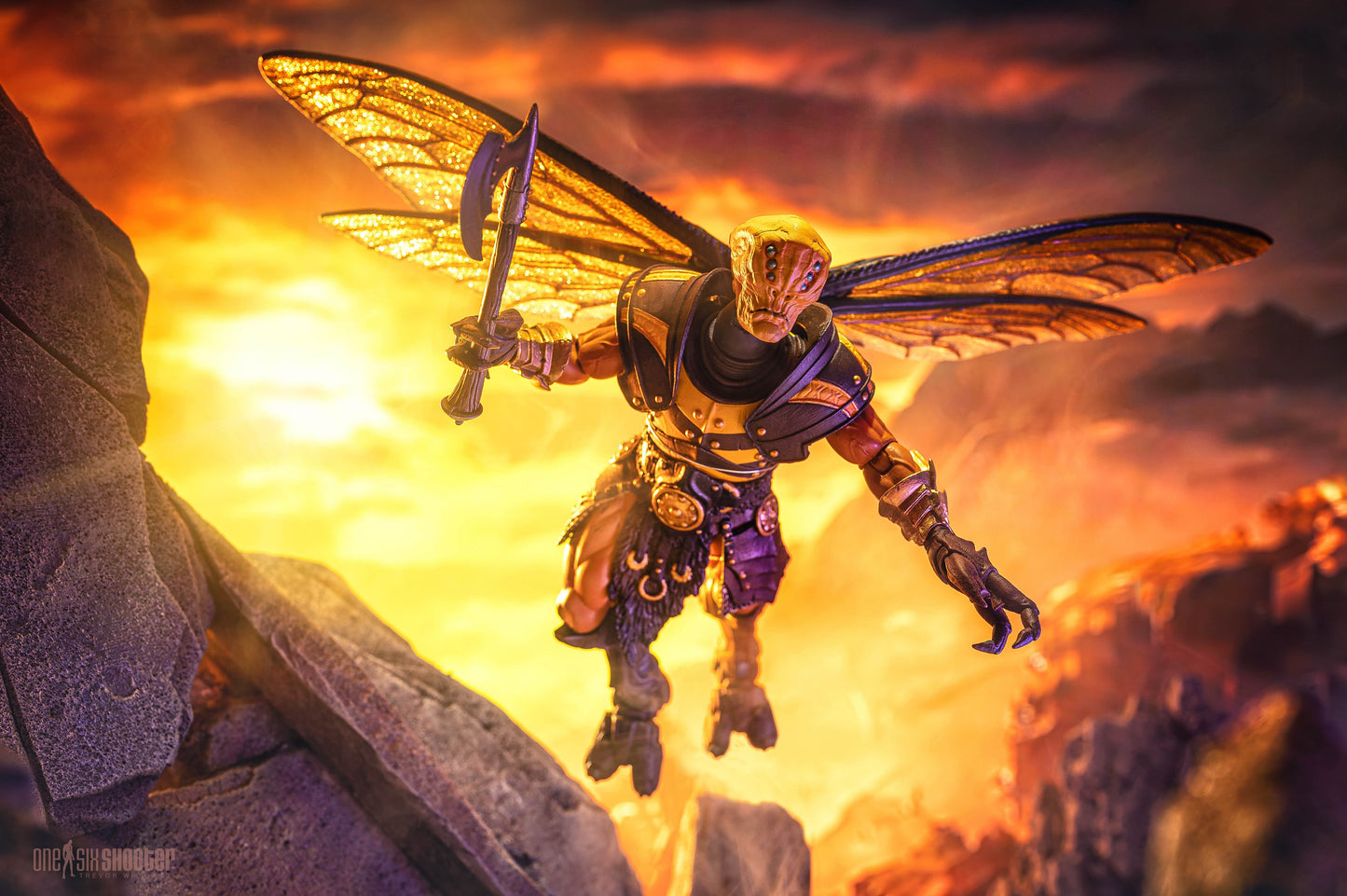 Cosmic Legions: OxKrewe Book Two Harrow Zone Action Figure Anthophilees - Four Horsemen Action Figures