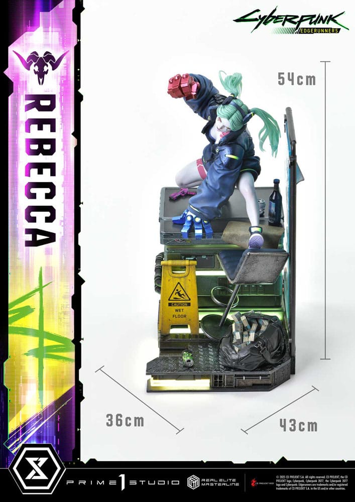 Cyberpunk: Edgerunners Real Elite Masterline Series Statue 1/4 Rebecca 54 cm - Prime 1 Studio Statues