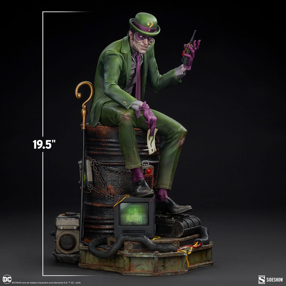 DC Comics: Riddler: Premium Format Statue - Sideshow Collectibles Statue