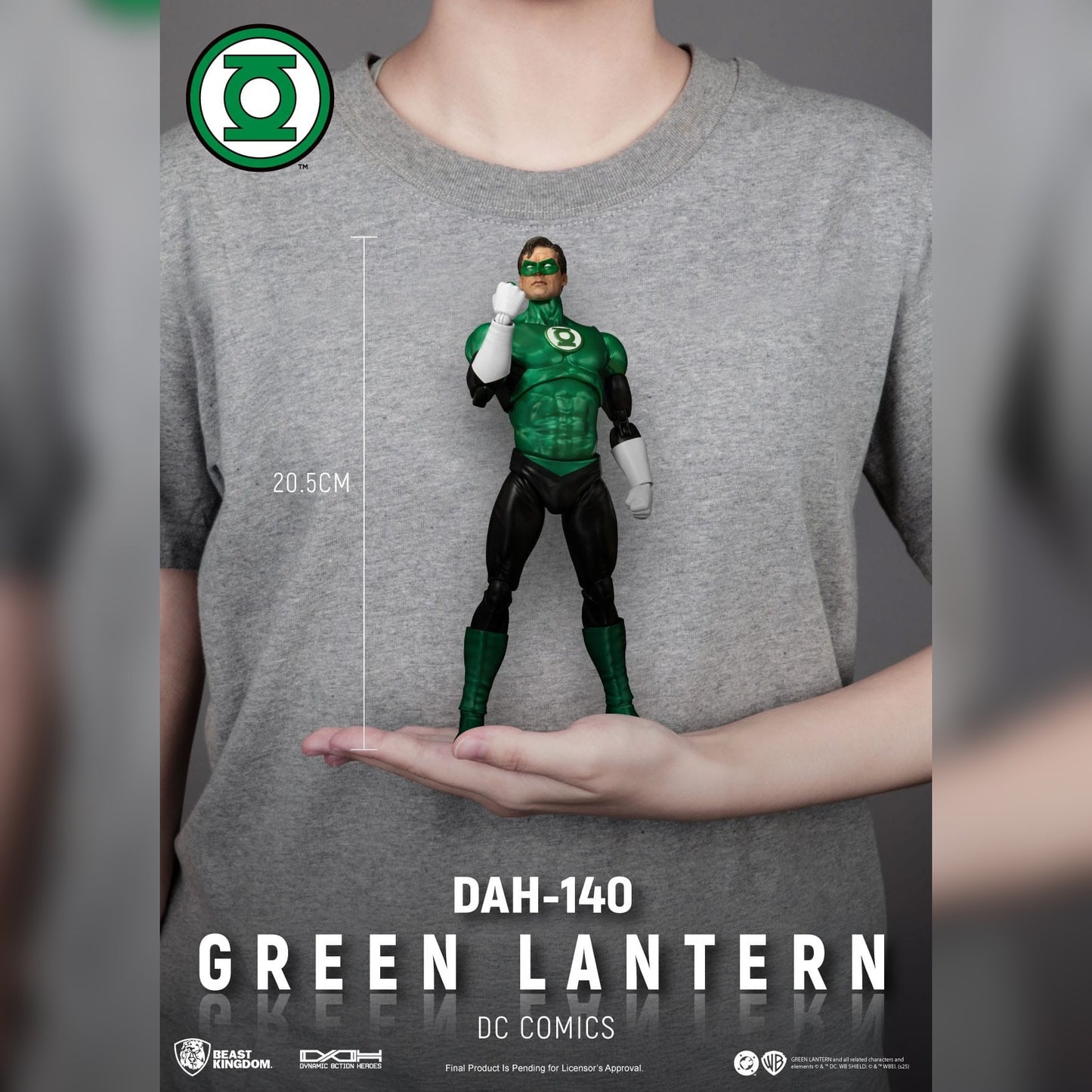 DC Comics: The Green Lantern: Dynamic 8ction Heroes: Action Figure - Beast Kingdom Toys Action Figures