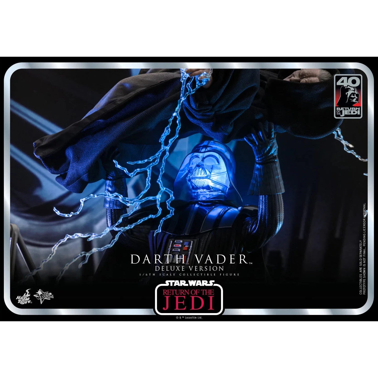 Darth Vader: Star Wars: Return Of The Jedi: 40th Anniversary: Deluxe - Hot Toys Action Figure