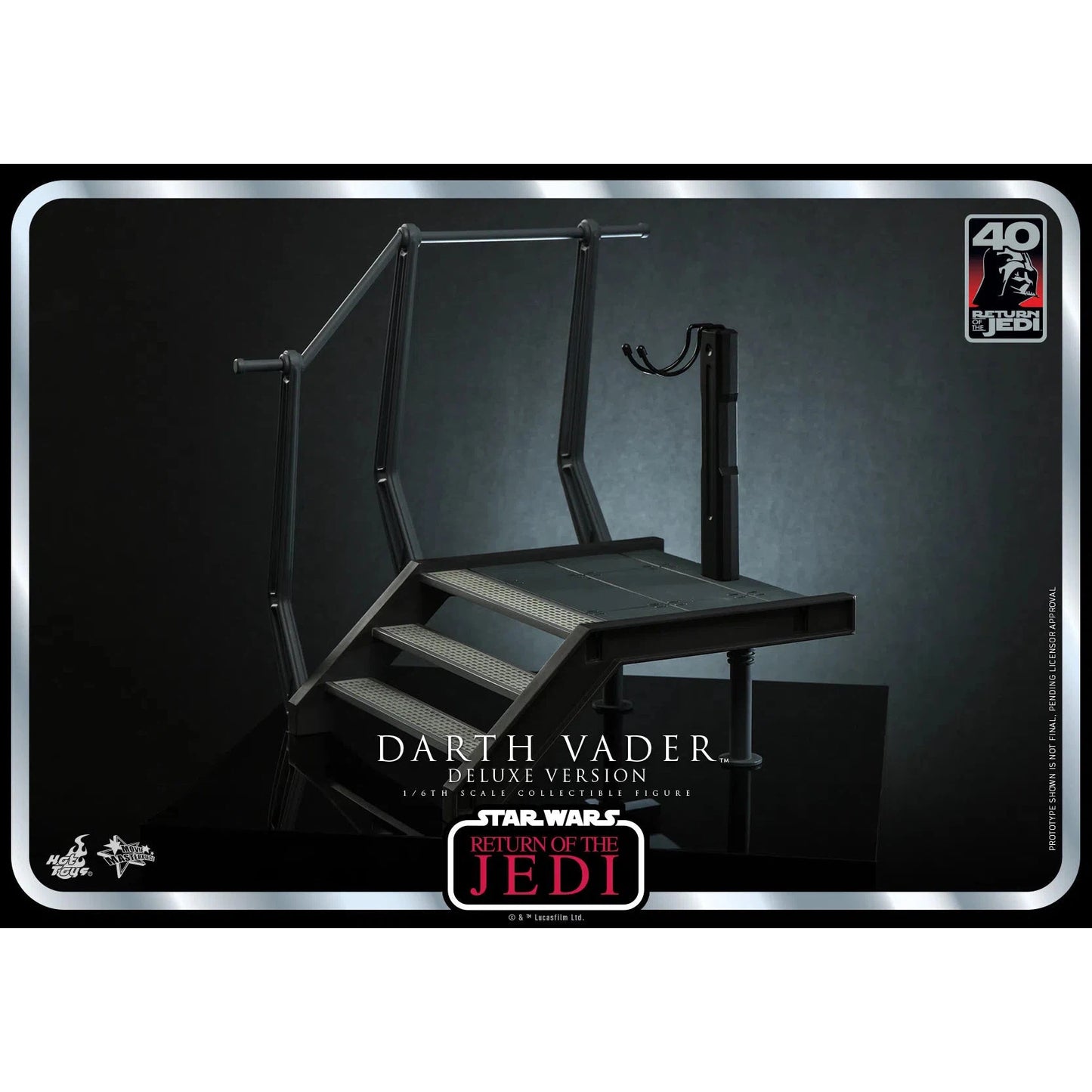 Darth Vader: Star Wars: Return Of The Jedi: 40th Anniversary: Deluxe - Hot Toys Action Figure