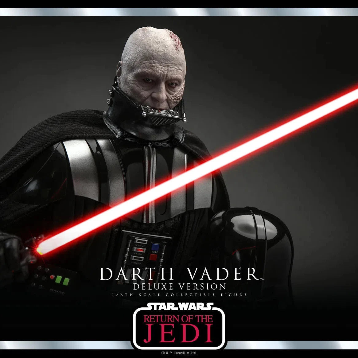 Darth Vader: Star Wars: Return Of The Jedi: 40th Anniversary: Deluxe - Hot Toys Action Figure