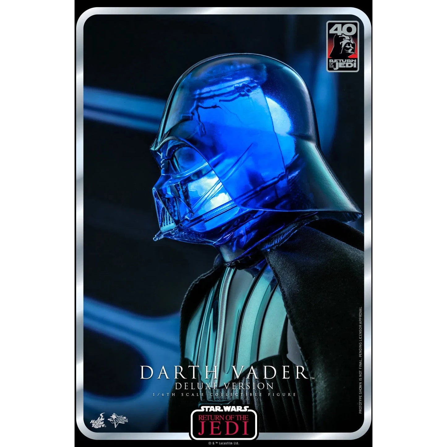 Darth Vader: Star Wars: Return Of The Jedi: 40th Anniversary: Deluxe - Hot Toys Action Figure