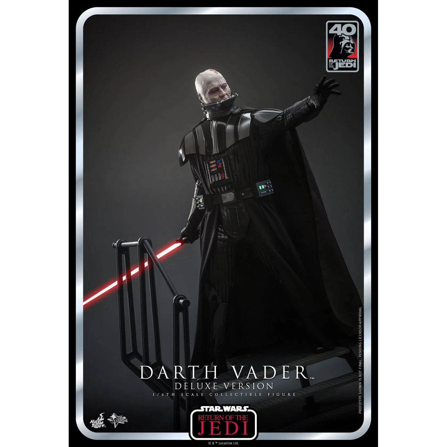 Darth Vader: Star Wars: Return Of The Jedi: 40th Anniversary: Deluxe Hot Toys