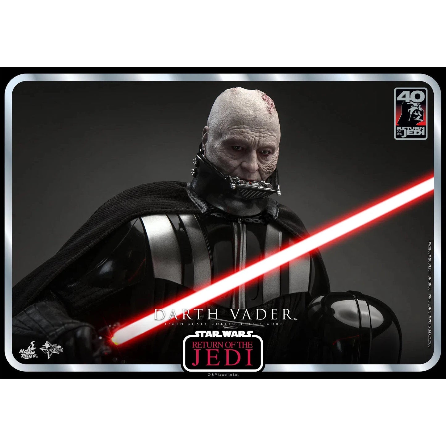Darth Vader: Star Wars: Return Of The Jedi: 40th Anniversary - Hot Toys Action Figure