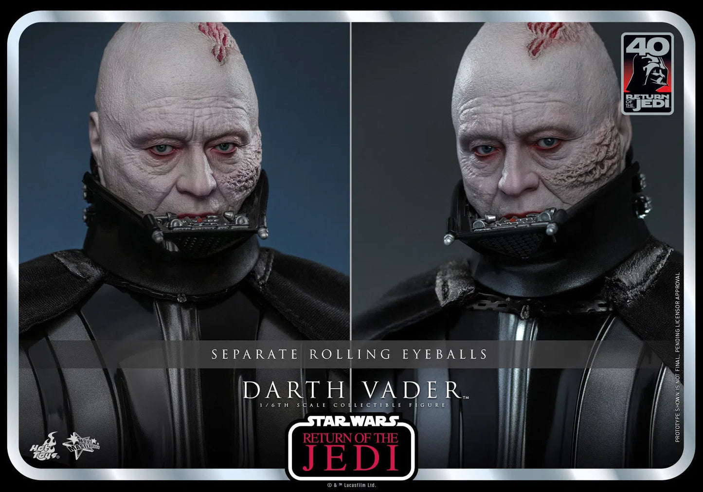 Darth Vader: Star Wars: Return Of The Jedi: 40th Anniversary - Hot Toys Action Figure