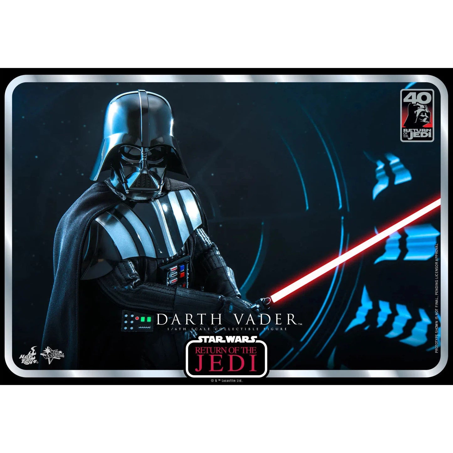 Darth Vader: Star Wars: Return Of The Jedi: 40th Anniversary - Hot Toys Action Figure