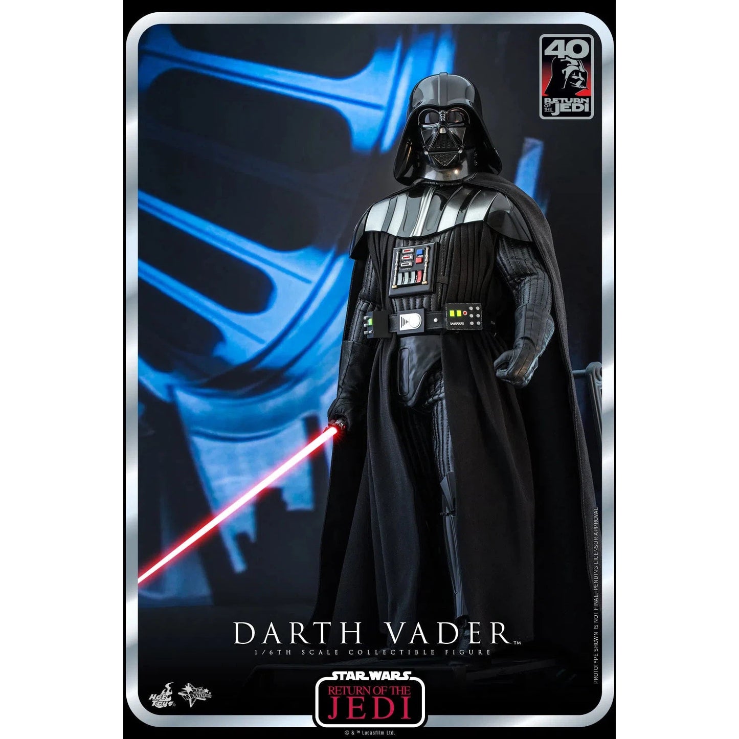 Darth Vader: Star Wars: Return Of The Jedi: 40th Anniversary - Hot Toys Action Figure
